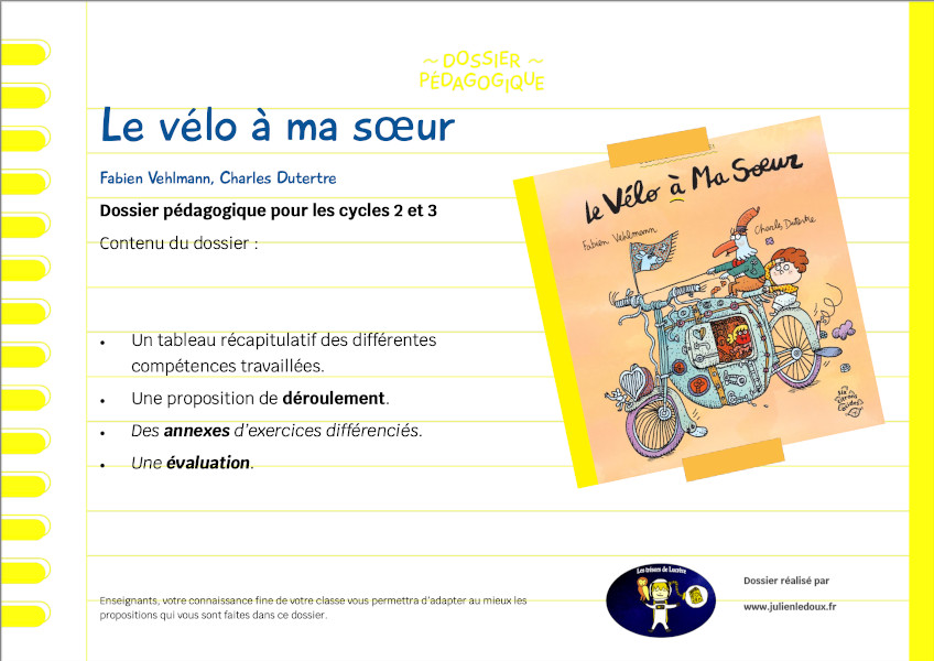 Dossier pedagogique_le velo a ma soeur_Six citrons acides